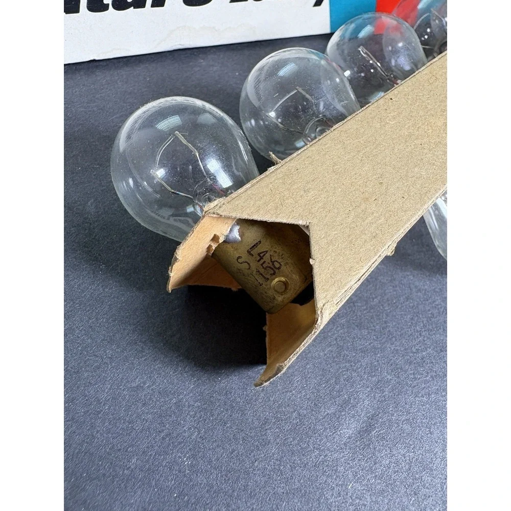 Vintage GTE Sylvania 1156 Miniature Lamp Bulbs Box Of 8 NOS Made In USA